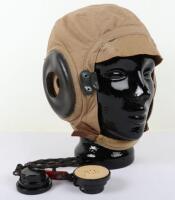 WW2 USAAF Summer Pattern AN-H-15 Flying Helmet