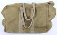 WW2 German Luftwaffe Aircrew Parachute Canvas Carry Bag