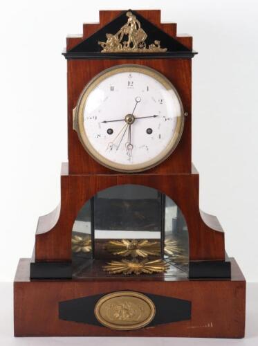 A 19th century French 8-day calendar clock