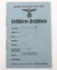 WW2 German Luftwaffe Parachute Record Book - 2