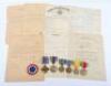 WW2 USAAF Medal and Document Grouping of Lieutenant Clinton E Wallace who flew on Bomber ‘Old Doc’s Yacht’ 458th Bomber Group 8th Air Force