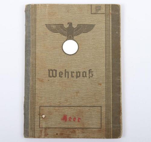 WW2 German Army Wehrpass 10/J.R 313