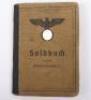 WW2 German Army Soldbuch of Schutzen Peter Michel Grenadier Kompanie Landschutz Ersatz Abteilung Battalion 1/9