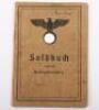 WW2 German Army Soldbuch Fortress Construction Battalion 15