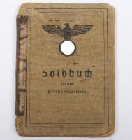 WW2 German Army Soldbuch Issued to Leo Schweda Medical Ersatz and Replacement Battalion Nr 13