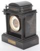 A late Victorian slate mantle clock - 6