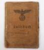 WW2 German Army Soldbuch Stammkompanie Nachr Ers Abt 7 - 2