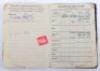WW2 German Army Soldbuch Stammkompanie Nachr Ers Abt 7 - 8