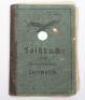 WW2 German Luftwaffe Soldbuch