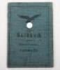 WW2 German Luftwaffe Soldbuch Flieger Ersatz Batl XVII