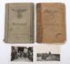 WW2 German Wehrpass & Soldbuch Pair of Adolf Knobloch Landesschutzen Battalions - 2