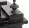 A late Victorian slate mantle clock - 15