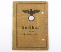 WW2 German Army Officers Soldbuch