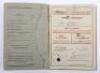 WW2 German Luftwaffe Wehrpass, Citation and War Service Cross 2nd Class of Unteroffizier Erich Gollor Luftwaffe Signals Section - 11