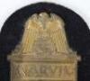 WW2 German Kriegsmarine Issue Narvik Campaign Shield - 3