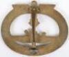WW2 German Kriegsmarine U-Boat War Badge by Foerster & Barth (L/21) - 2