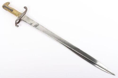 Prussian Model 1860 Fusilier Bayonet with Marine See Battalion Regimental Markings