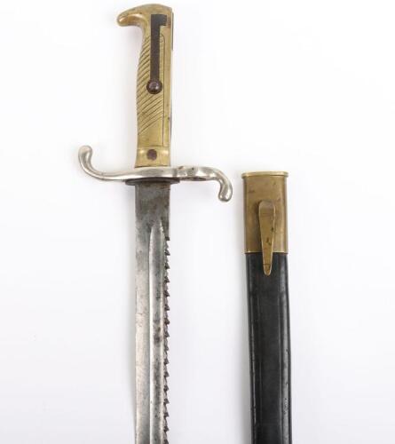 Imperial German Model 1871 Sawback Cadet Pattern Bayonet