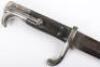 Scarce WW1 Conversion German Hirschfanger M.1865 Jager Bayonet - 2