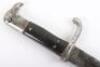 Scarce WW1 Conversion German Hirschfanger M.1865 Jager Bayonet - 3