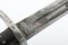 Scarce WW1 Conversion German Hirschfanger M.1865 Jager Bayonet - 5