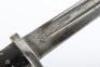 Scarce WW1 Conversion German Hirschfanger M.1865 Jager Bayonet - 6
