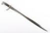 Scarce WW1 Conversion German Hirschfanger M.1865 Jager Bayonet - 8