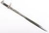 Scarce WW1 Conversion German Hirschfanger M.1865 Jager Bayonet - 9