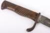 WW1 German Model 98/05 Sawback Mauser Bayonet, - 5