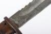 WW1 German Model 98/05 Sawback Mauser Bayonet, - 8