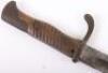WW1 German Model 98/05 Sawback Mauser Bayonet, - 9