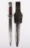 WW1 German S84/98 Bayonet with Unusual Leather Frog