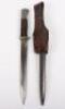 WW1 German S84/98 Bayonet with Unusual Leather Frog - 2