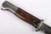 WW1 German S84/98 Bayonet with Unusual Leather Frog - 4