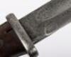 WW1 German S84/98 Bayonet with Unusual Leather Frog - 5