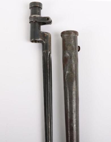 Scarce WW1 German Adapted Russian M.1891 Nagant Rifle Bayonet