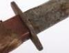 WW1 German Animal Hoof Handles Trench Knife - 6