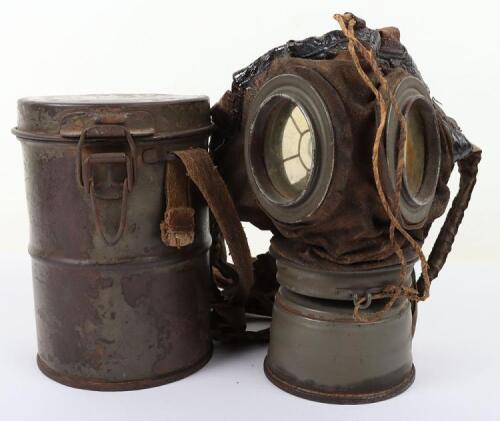 WW1 German M-1917 Gas Mask in Original Tin