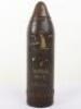 Inert WW1 German Trench Art Shell Head,