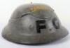 Scarce WW2 British Home Front Kennards Factory Fire Guard Cromwell Pattern Helmet - 5