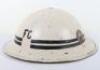 WW2 British Home Front Fire Guard Sector Captains Steel Helmet with County Decal Insignia - 4