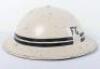 WW2 British Home Front Fire Guard Sector Captains Steel Helmet with County Decal Insignia - 5