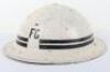 WW2 British Home Front Fire Guard Sector Captains Steel Helmet with County Decal Insignia - 6