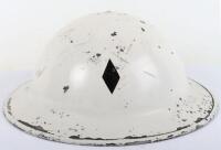 WW2 British Pre-1942 Head Warden Steel Helmet