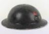 WW2 British Home Front Air Raid Precautions (ARP) Steel Helmet - 4