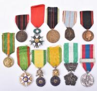 Selection of French Military and Civil Medals