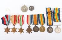 Mixed Group of First and Second World War Medals Believed to be From 1 Family