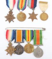 WW1 1914-15 Star Trio and Defence Medal Northamptonshire Regiment