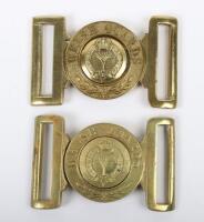 2x Welsh Guards Other Ranks Waist Belt Clasps