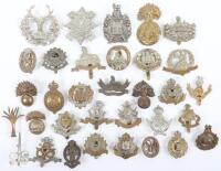 33x British Infantry and Territorial Regiment Cap Badges